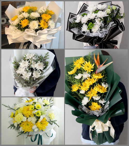 江苏扬州仪征市真州镇三八村白事花束代送